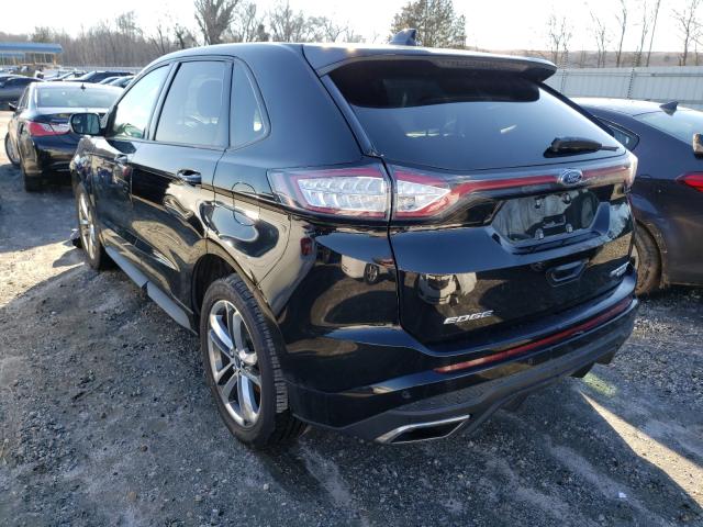 2FMPK4AP2JBB13777 - 2018 FORD EDGE SPORT BLACK photo 3