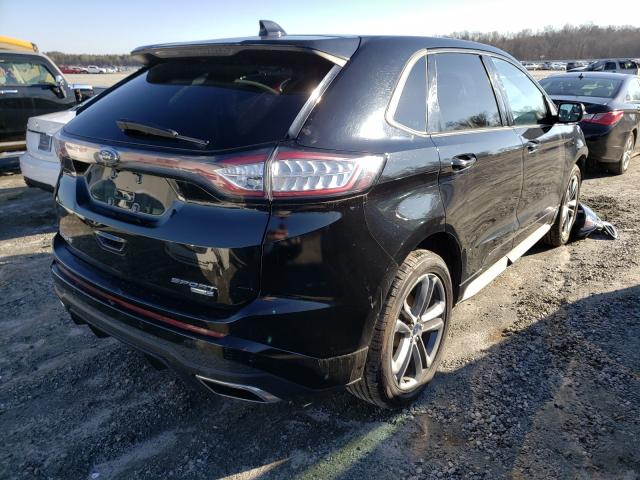 2FMPK4AP2JBB13777 - 2018 FORD EDGE SPORT BLACK photo 4