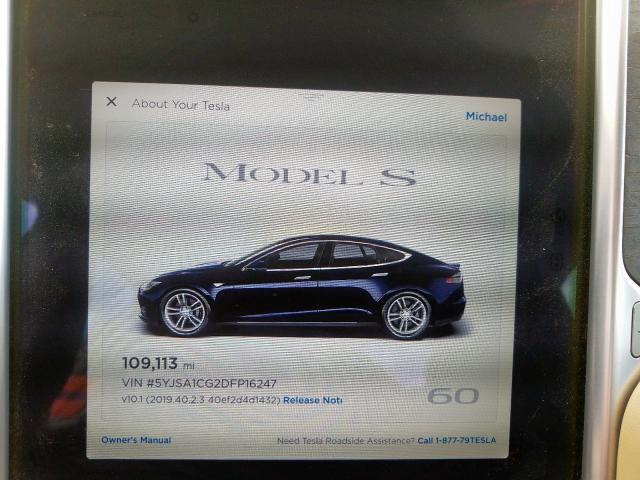 5YJSA1CG2DFP16247 - 2013 TESLA MODEL S  صورة 8