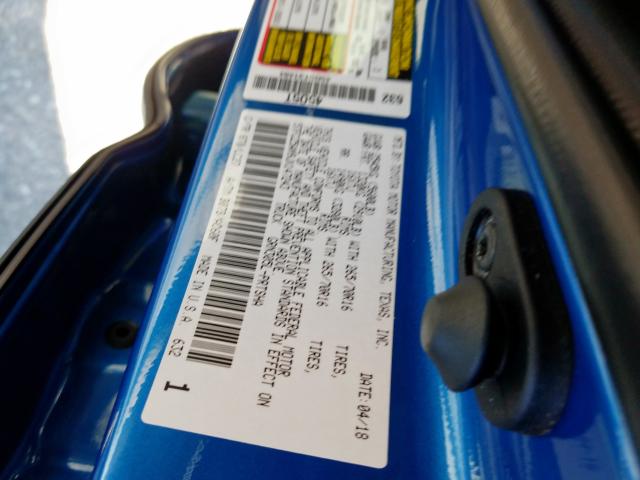 5TFCZ5AN9JX147243 - 2018 TOYOTA TACOMA DOUBLE CAB  照片 10