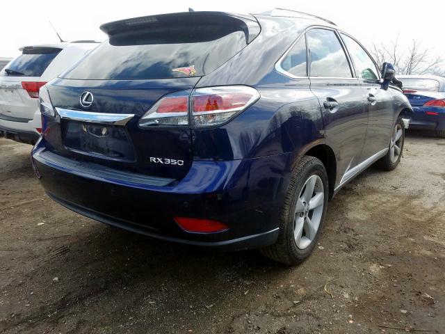 2T2BK1BA0DC202441 - 2013 LEXUS RX 350 BASE  photo 4