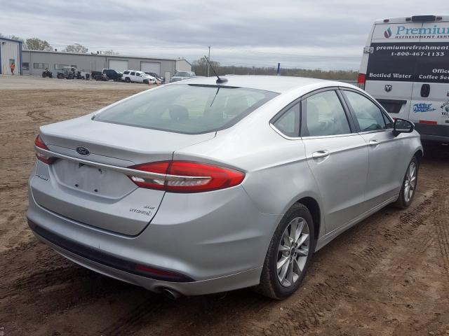 3FA6P0LU8HR265349 - 2017 FORD FUSION SE HYBRID  photo 4