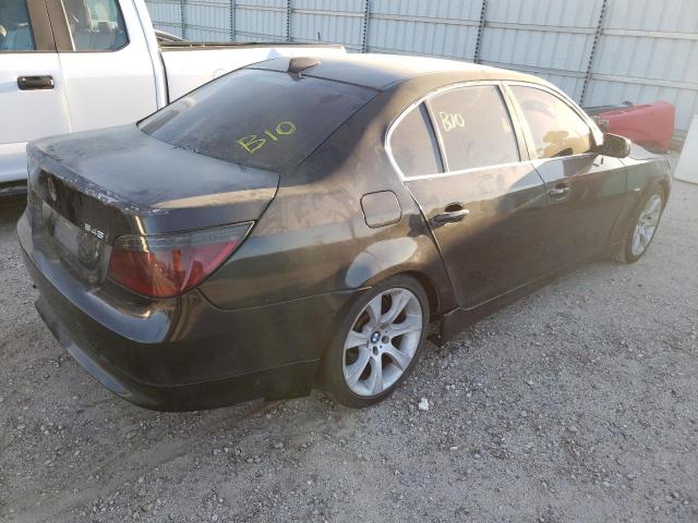 WBANB33575CN63476 - 2005 BMW 545 I BLACK photo 4