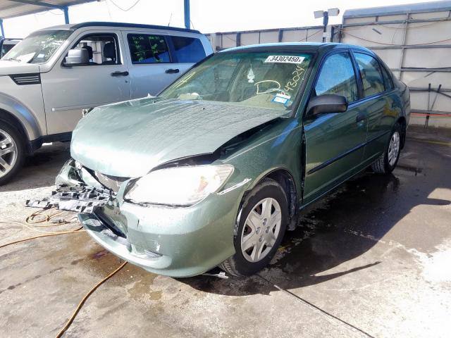 2HGES16374H619222 - 2004 HONDA CIVIC DX VP  photo 2
