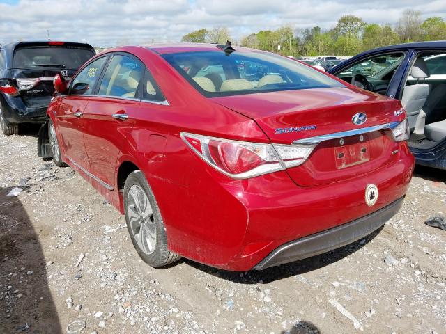 KMHEC4A49FA125437 - 2015 HYUNDAI SONATA HYBRID  photo 3