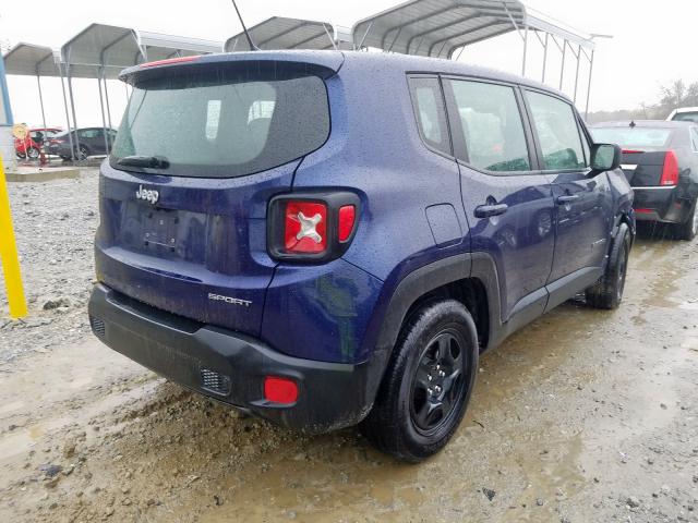 ZACCJAAB5HPF82067 - 2017 JEEP RENEGADE SPORT  լուսանկար 4
