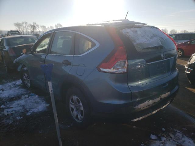 5J6RM4H39EL013640 - 2014 HONDA CR-V LX BLUE photo 3