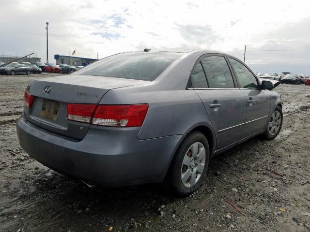 5NPET46F08H320837 - 2008 HYUNDAI SONATA GLS  photo 4