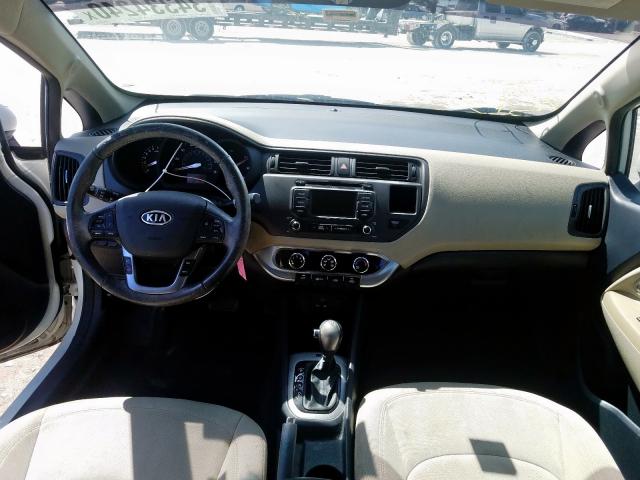 KNADN4A34C6076225 - 2012 KIA RIO EX  photo 9