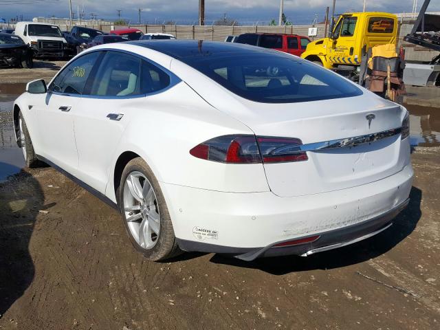 5YJSA1H12EFP51358 - 2014 TESLA MODEL S  foto 3