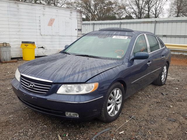 KMHFC46F06A105107 - 2006 HYUNDAI AZERA SE  photo 2