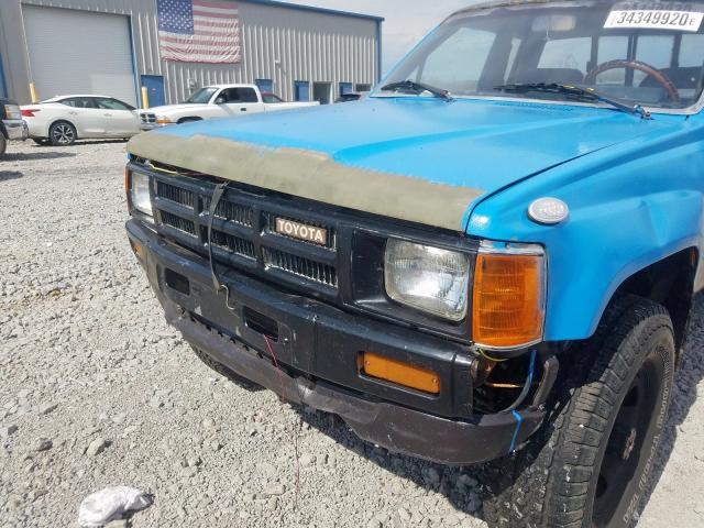 JT4RN67S7G5006216 - 1986 TOYOTA PICKUP XTRACAB RN66 SR5  photo 9