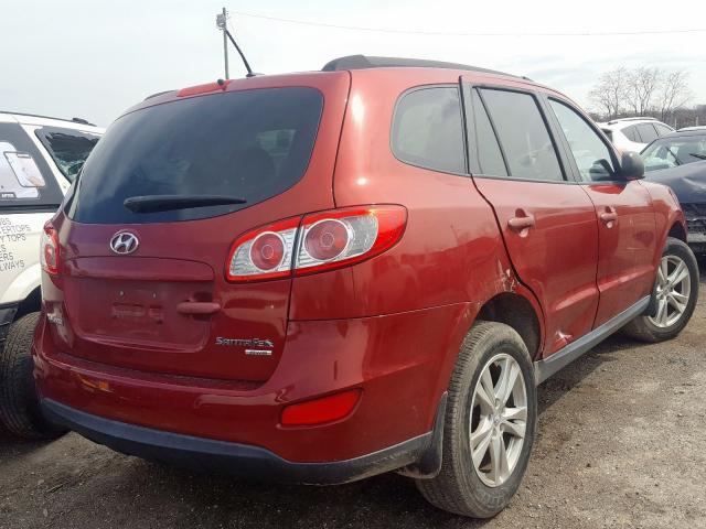 5NMSGDAB6AH417524 - 2010 HYUNDAI SANTA FE GLS  photo 4