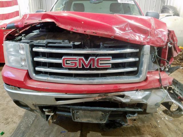 1GTN2VE08CZ184349 - 2012 GMC SIERRA K1500 SLE  photo 10