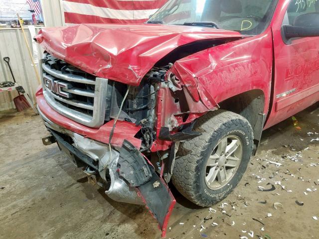 1GTN2VE08CZ184349 - 2012 GMC SIERRA K1500 SLE  photo 9