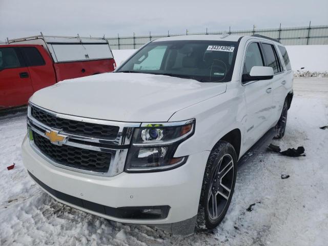 1GNSKBKC4HR152254 - 2017 CHEVROLET TAHOE K1500 LT WHITE photo 2