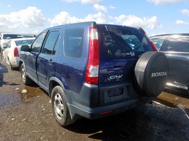 JHLRD68516C025711 - 2006 HONDA CR-V LX  photo 3