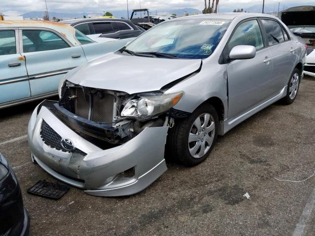 1NXBU40E29Z043448 - 2009 TOYOTA COROLLA BASE  photo 2