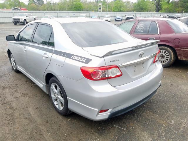 5YFBU4EE6DP076505 - 2013 TOYOTA COROLLA BASE  photo 3