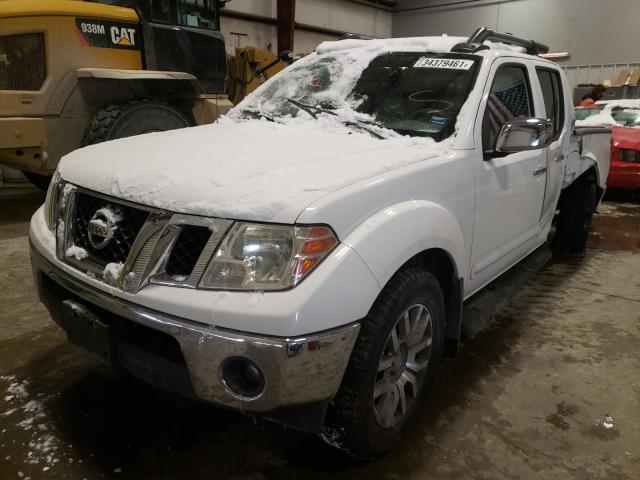 1N6AD0EV9BC434655 - 2011 NISSAN FRONTIER S WHITE photo 2