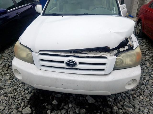 JTEHD21A840028589 - 2004 TOYOTA HIGHLANDER  photo 7