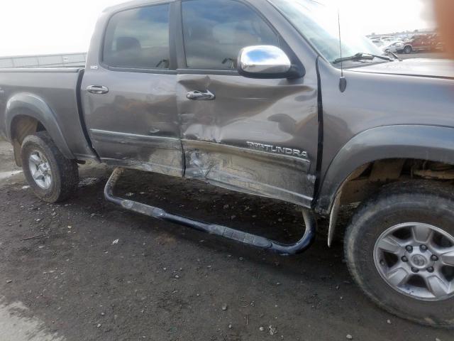 5TBDT44106S527733 - 2006 TOYOTA TUNDRA DOUBLE CAB SR5  photo 9