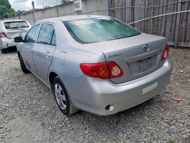 1NXBU40E39Z096062 - 2009 TOYOTA COROLLA BASE  photo 3