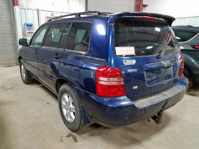 JTEGF21A210015919 - 2001 TOYOTA HIGHLANDER  photo 3