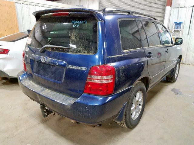 JTEGF21A210015919 - 2001 TOYOTA HIGHLANDER  photo 4