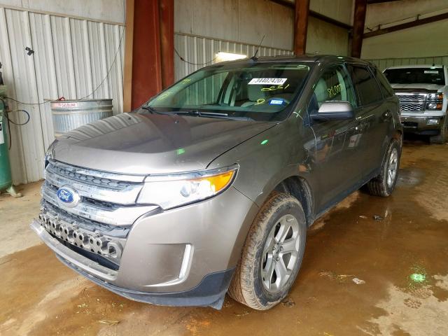 2FMDK3JC9EBB00251 - 2014 FORD EDGE SEL  photo 2