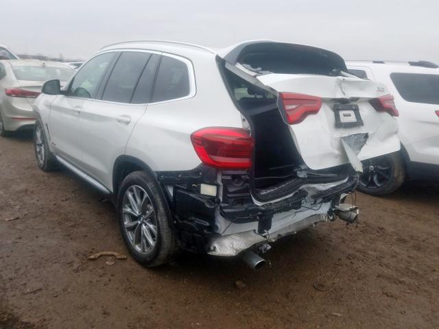 5UXTR9C53JLC79427 - 2018 BMW X3 XDRIVE30I  photo 3