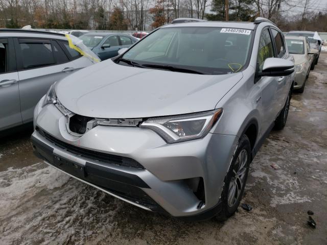 JTMRJREV8GD024224 - 2016 TOYOTA RAV4 HV XLE SILVER photo 2