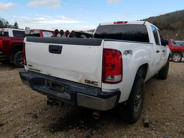 1GT12ZCG6CF107325 - 2012 GMC SIERRA K2500 HEAVY DUTY WHITE photo 4