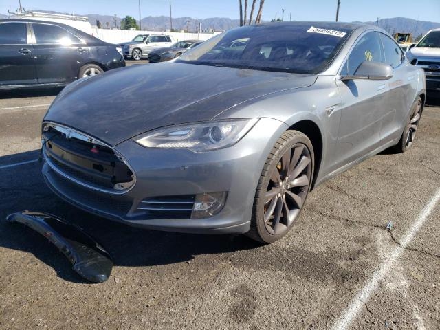 5YJSA1DP3DFP17079 - 2013 TESLA MODEL S Boz foto 2