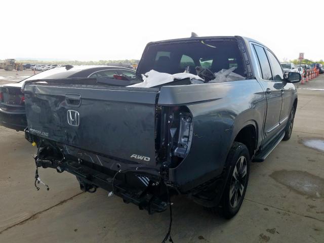 5FPYK3F57HB027654 - 2017 HONDA RIDGELINE RTL  photo 4