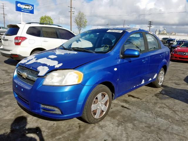 KL1TD56688B185626 - 2008 CHEVROLET AVEO BASE  photo 2