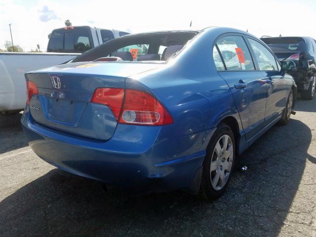 JHMFA16547S007305 - 2007 HONDA CIVIC LX  photo 4