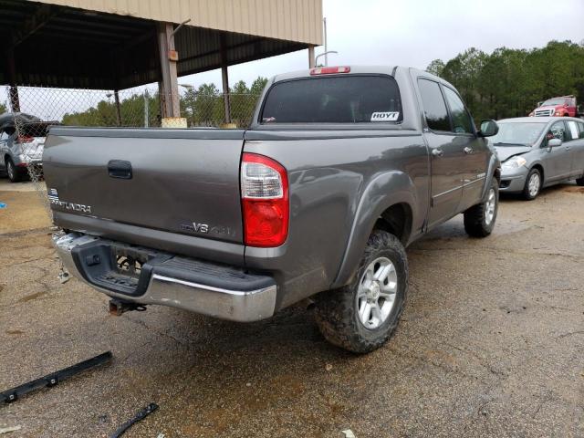 5TBDT44175S485172 - 2005 TOYOTA TUNDRA DOUBLE CAB SR5 CHARCOAL photo 4