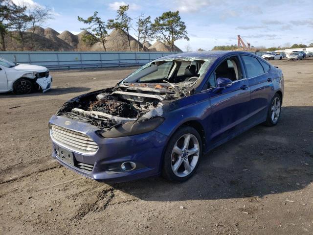 3FA6P0HR5DR202644 - 2013 FORD FUSION SE BLUE photo 2