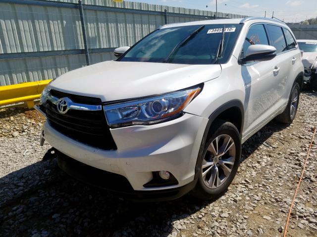 5TDKKRFH4FS078405 - 2015 TOYOTA HIGHLANDER XLE  ფოტო 2