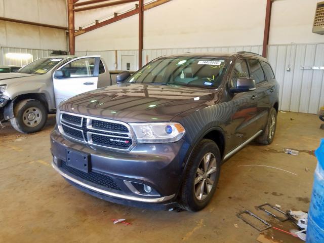 1C4RDJDG2FC953812 - 2015 DODGE DURANGO LIMITED  photo 2