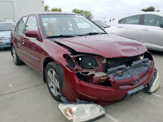 2HGES26734H540915 - 2004 HONDA CIVIC EX  photo 1