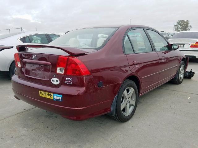 2HGES26734H540915 - 2004 HONDA CIVIC EX  photo 4