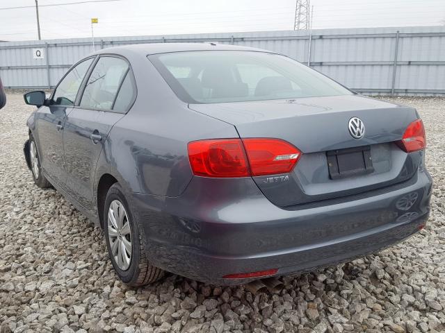 3VW1K7AJ4DM423744 - 2013 VOLKSWAGEN JETTA BASE  լուսանկար 3