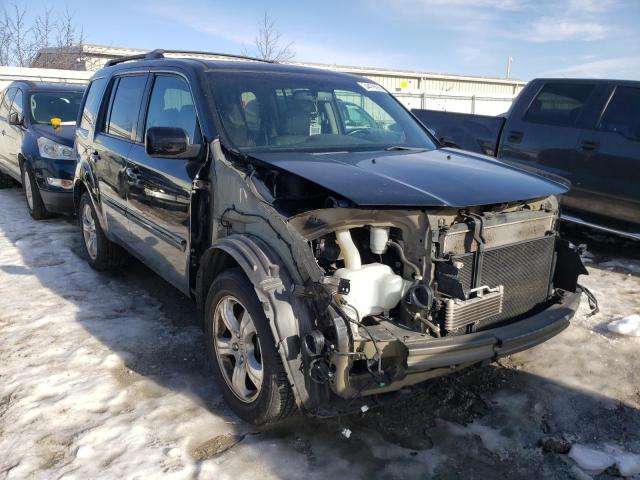 5FNYF4H62DB054649 - 2013 HONDA PILOT EXL BLACK photo 1