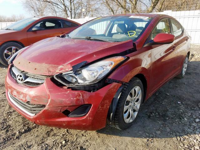 5NPDH4AE4CH130835 - 2012 HYUNDAI ELANTRA GLS  photo 2