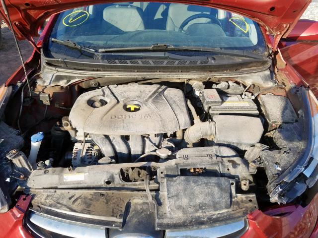 5NPDH4AE4CH130835 - 2012 HYUNDAI ELANTRA GLS  photo 7