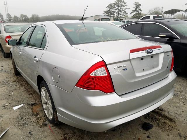 3FAHP0JA8CR219305 - 2012 FORD FUSION SEL  photo 3