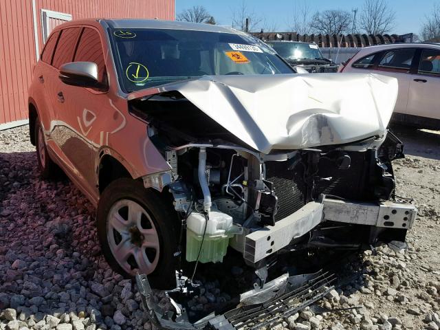 5TDBKRFH2FS123647 - 2015 TOYOTA HIGHLANDER LE  photo 1