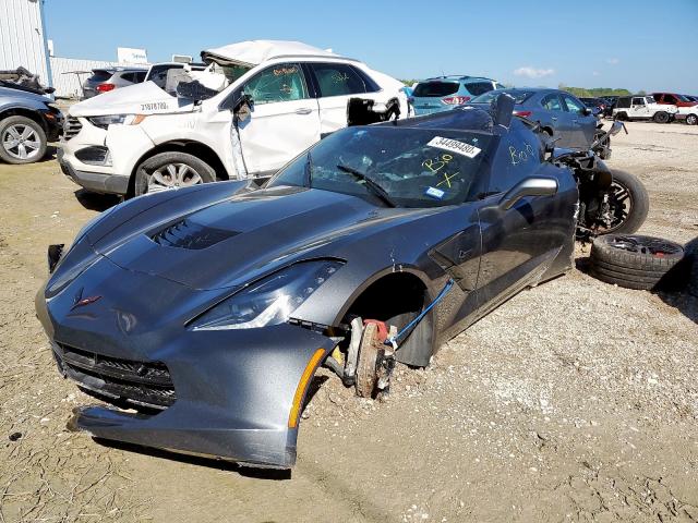 1G1YD2D72H5104362 - 2017 CHEVROLET CORVETTE STINGRAY 2LT  photo 2